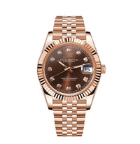 Datejust Chocolate Brown Rose Gold