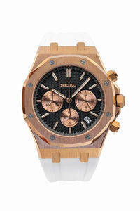 Royal Oak Rose Gold White