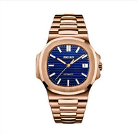 Nautilus Blue Rose Gold