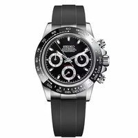 Daytona Black Silver Oyster Flex