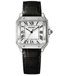 Santeiko Black White Leather